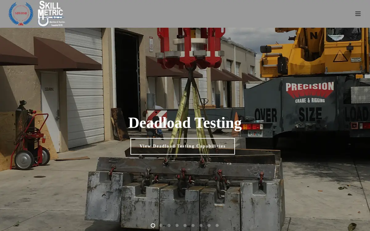Homepage of Skill-metric Machine and Tool, INC.