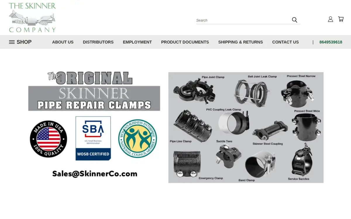 Homepage of Skinner CO INC