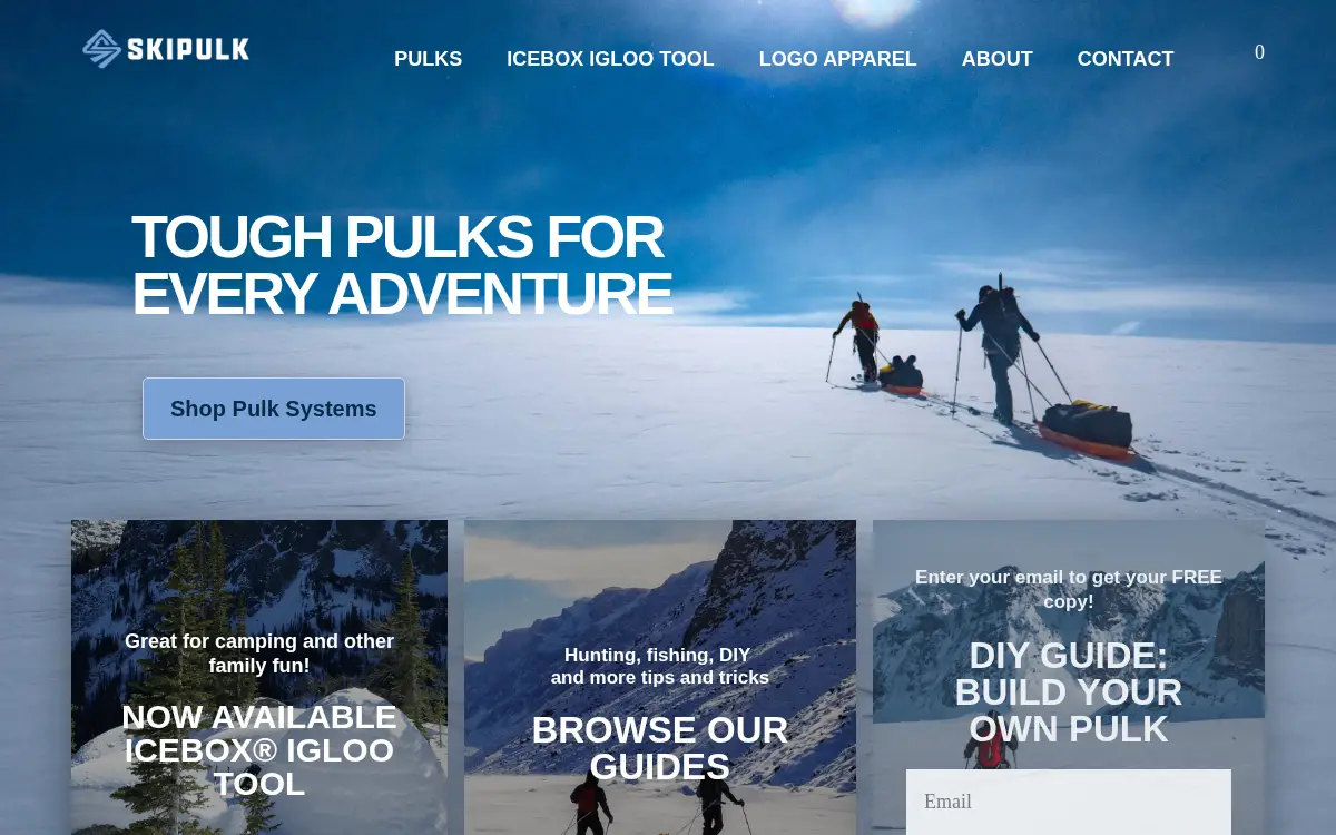 Homepage of Skipulk.com LLC