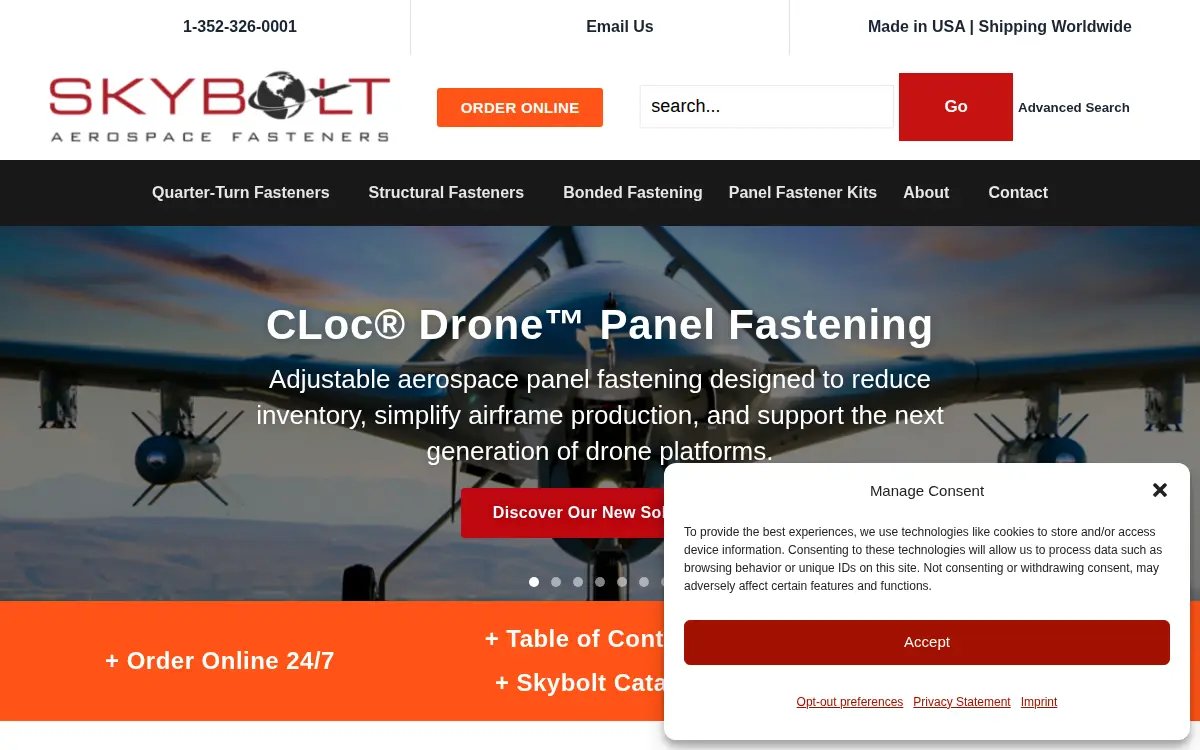 Homepage of Skybolt Aeromotive CORP.
