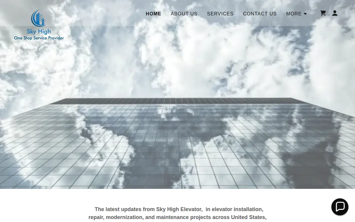 Homepage of Sky High Elevator CORP