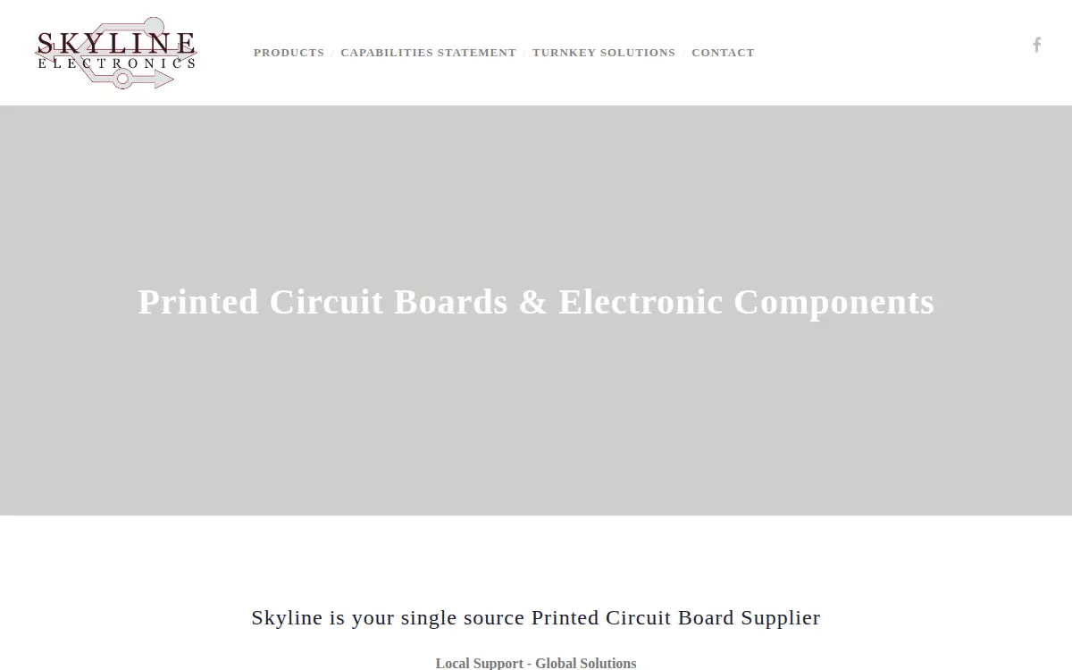 Homepage of Skyline Electronics, INC