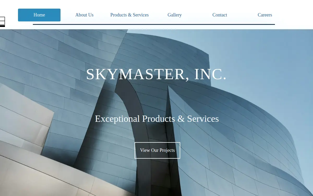 Homepage of Skymaster, INC.