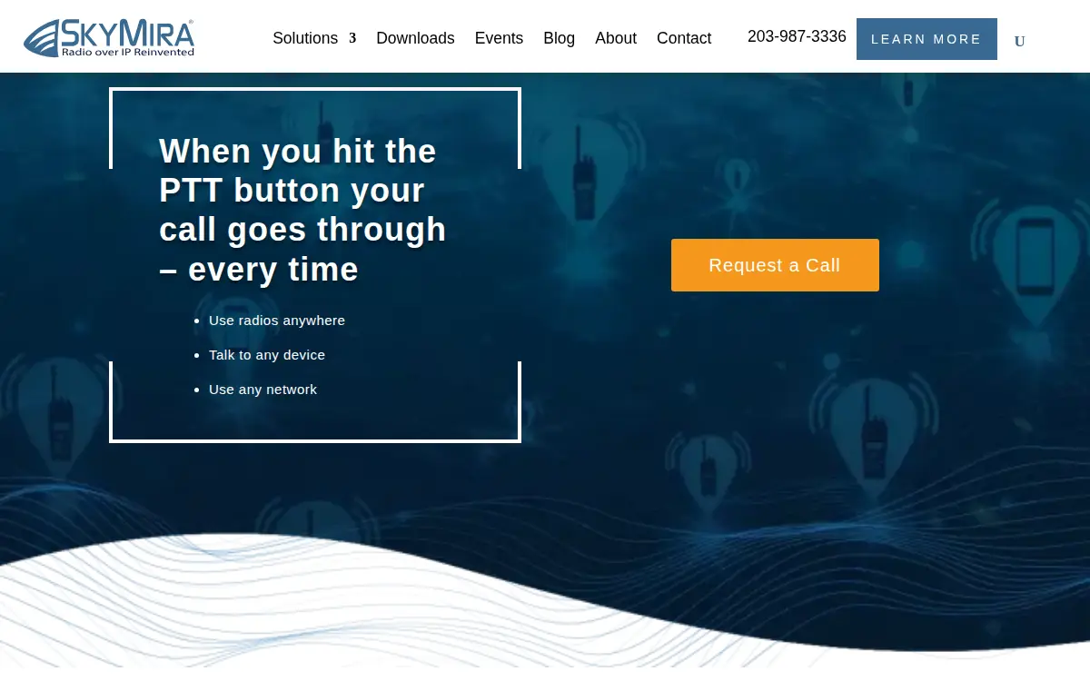 Homepage of Skymira LLC