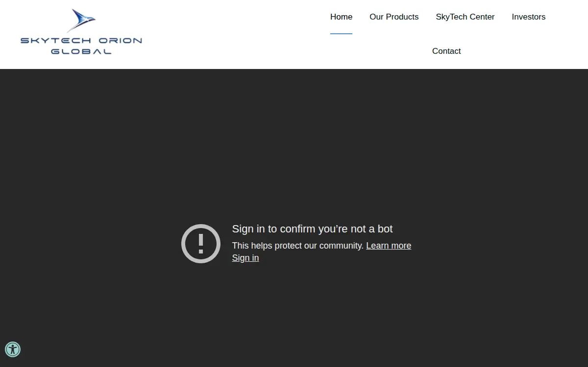 Homepage of Skytech Orion Global CORP.