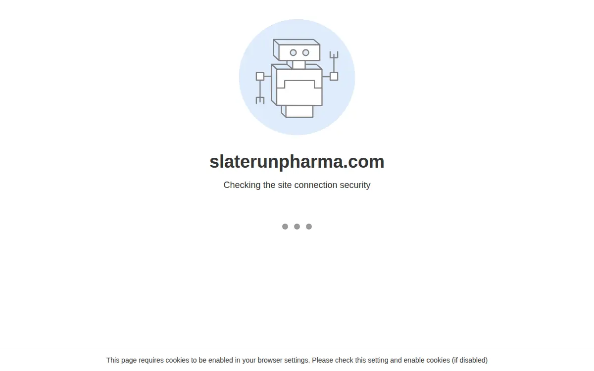 Homepage of Slate Run Pharmaceuticals, LLC