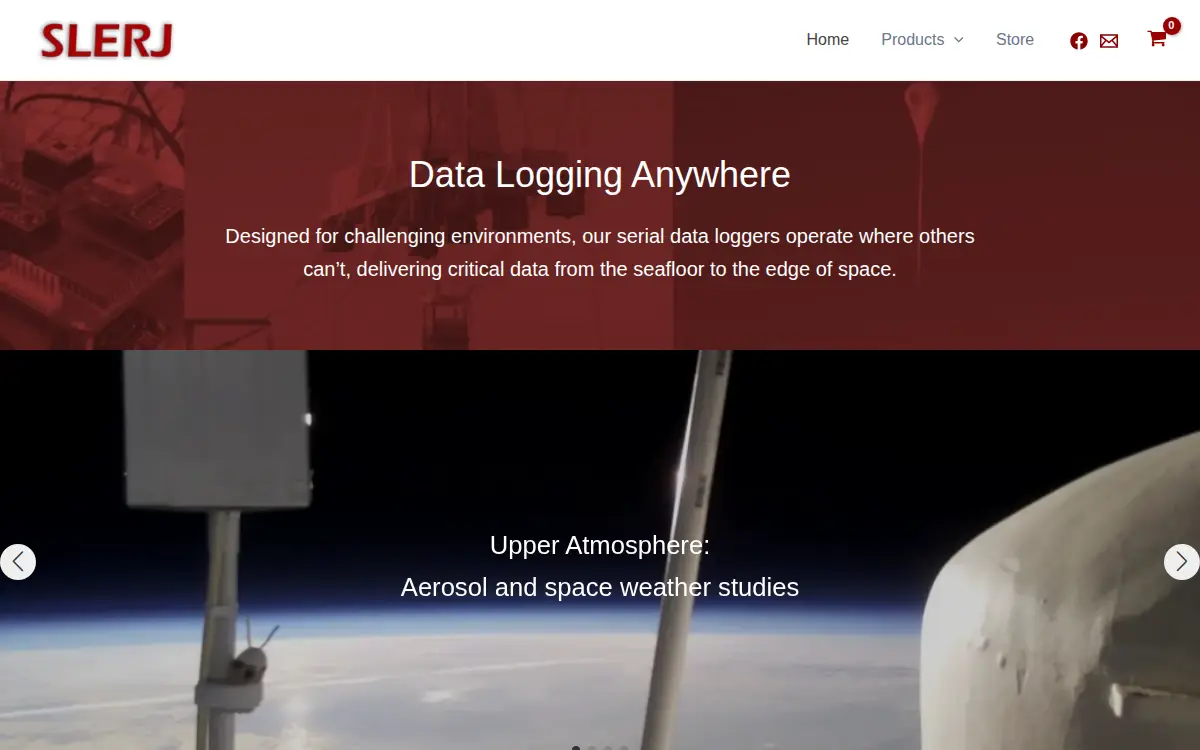 Homepage of Slerj LLC