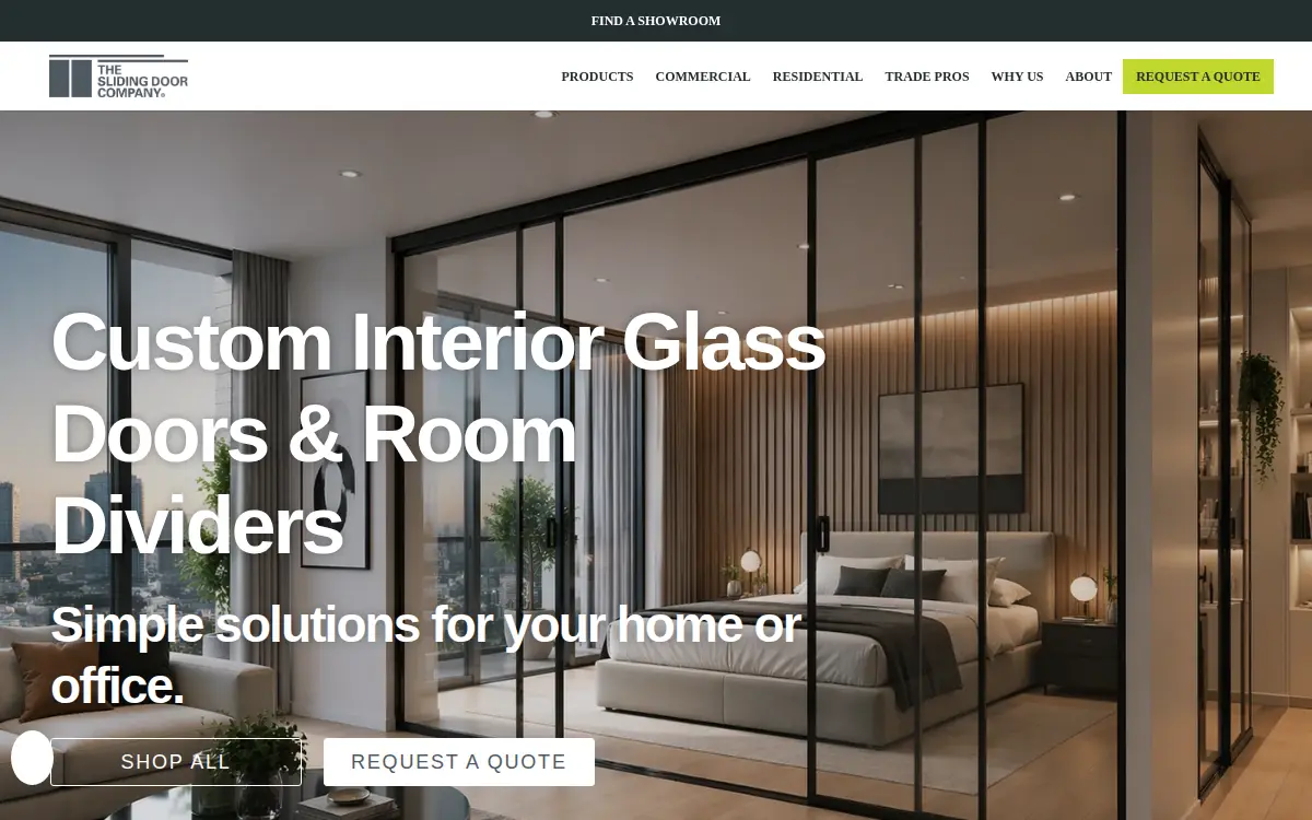 Homepage of The Sliding Door CO