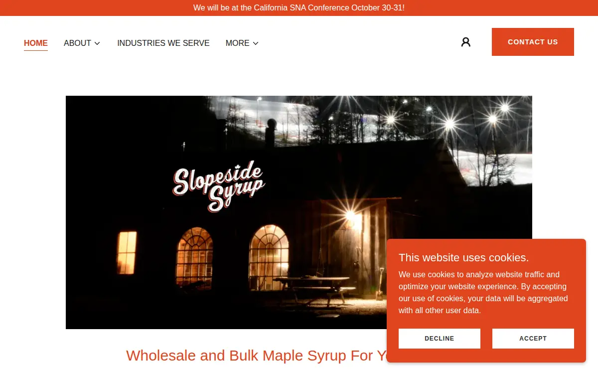 Homepage of Cochran Cousins LLC