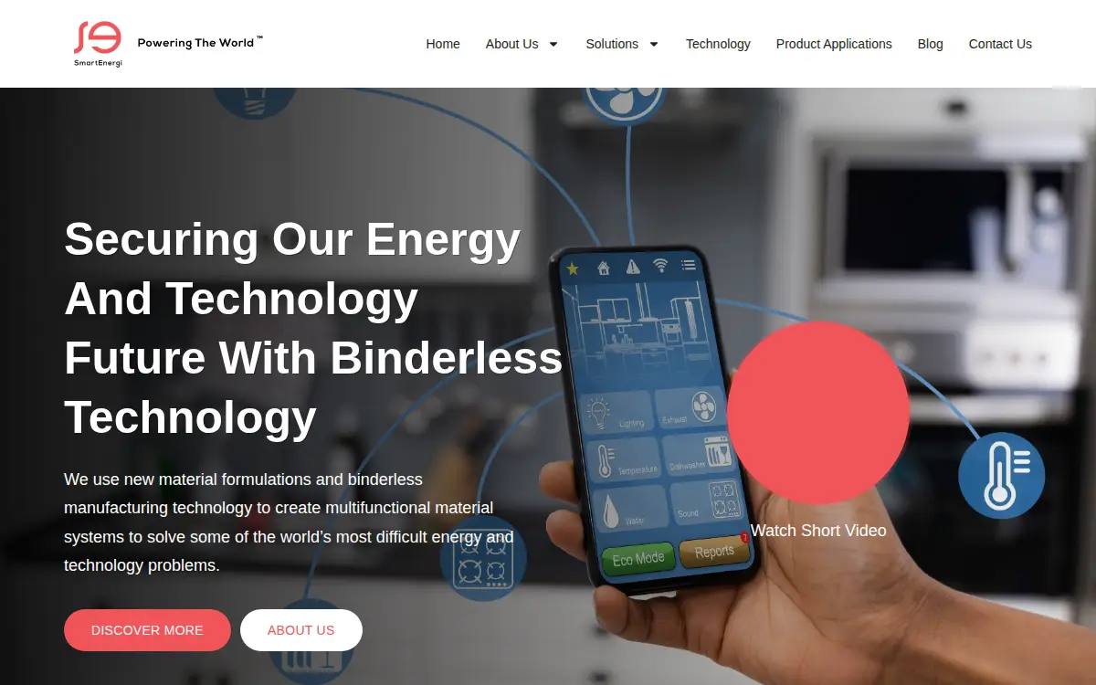 Homepage of Smartenergi CORP
