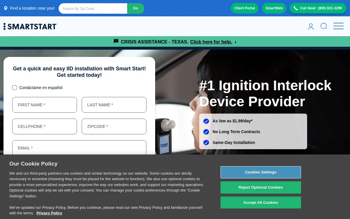 Homepage of 1a Smart Start LLC
