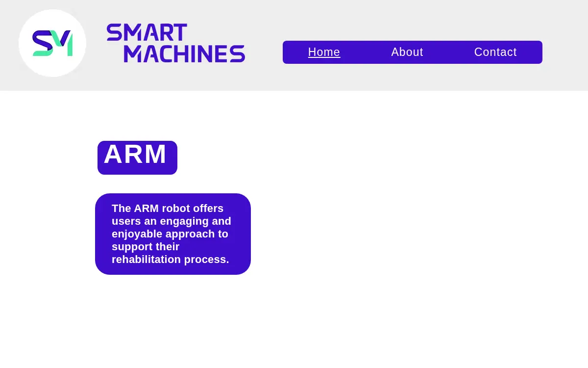 Homepage of Smart Machines Corporation