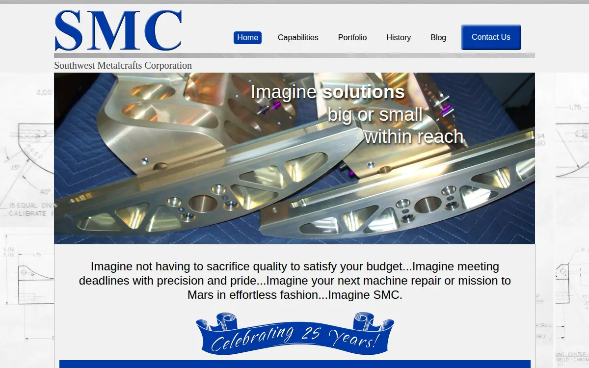 Homepage of Southwest Metalcrafts CORP