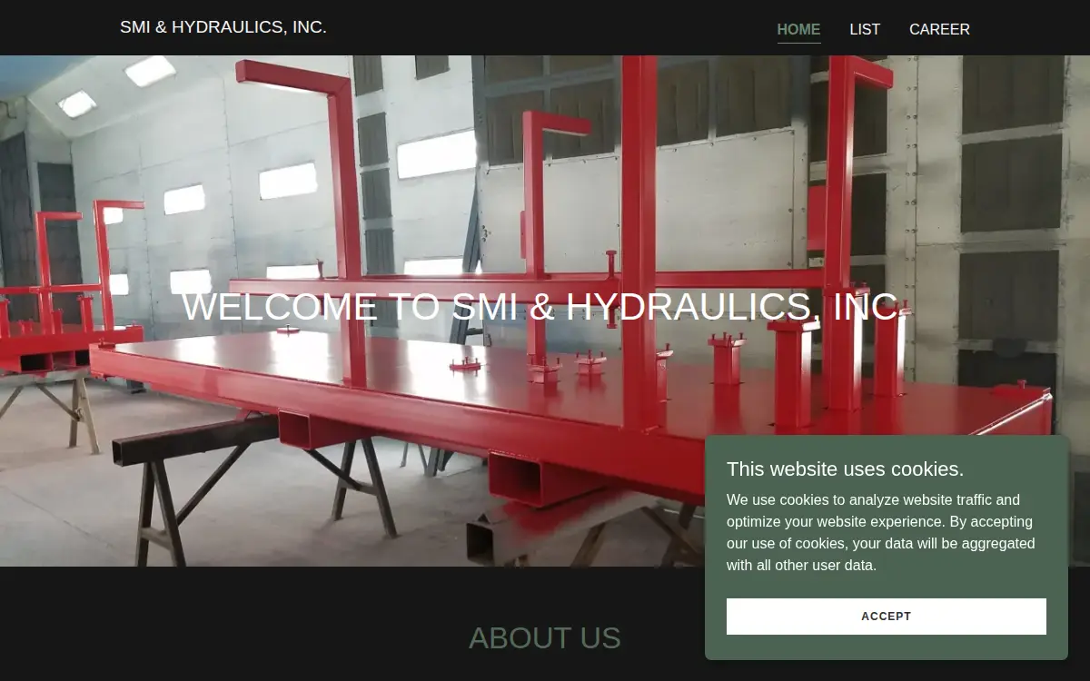 Homepage of Smi & Hydraulics INC