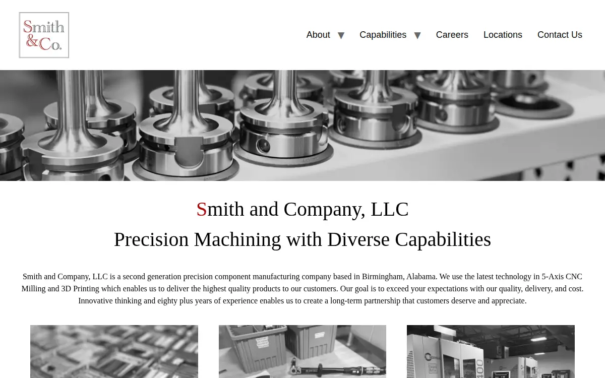Homepage of Smithandcompany, LLC