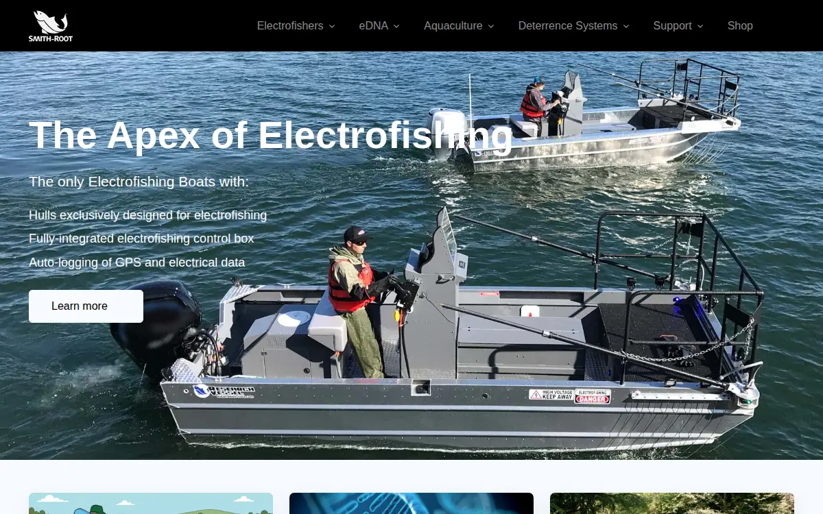 Homepage of Smith-root INC