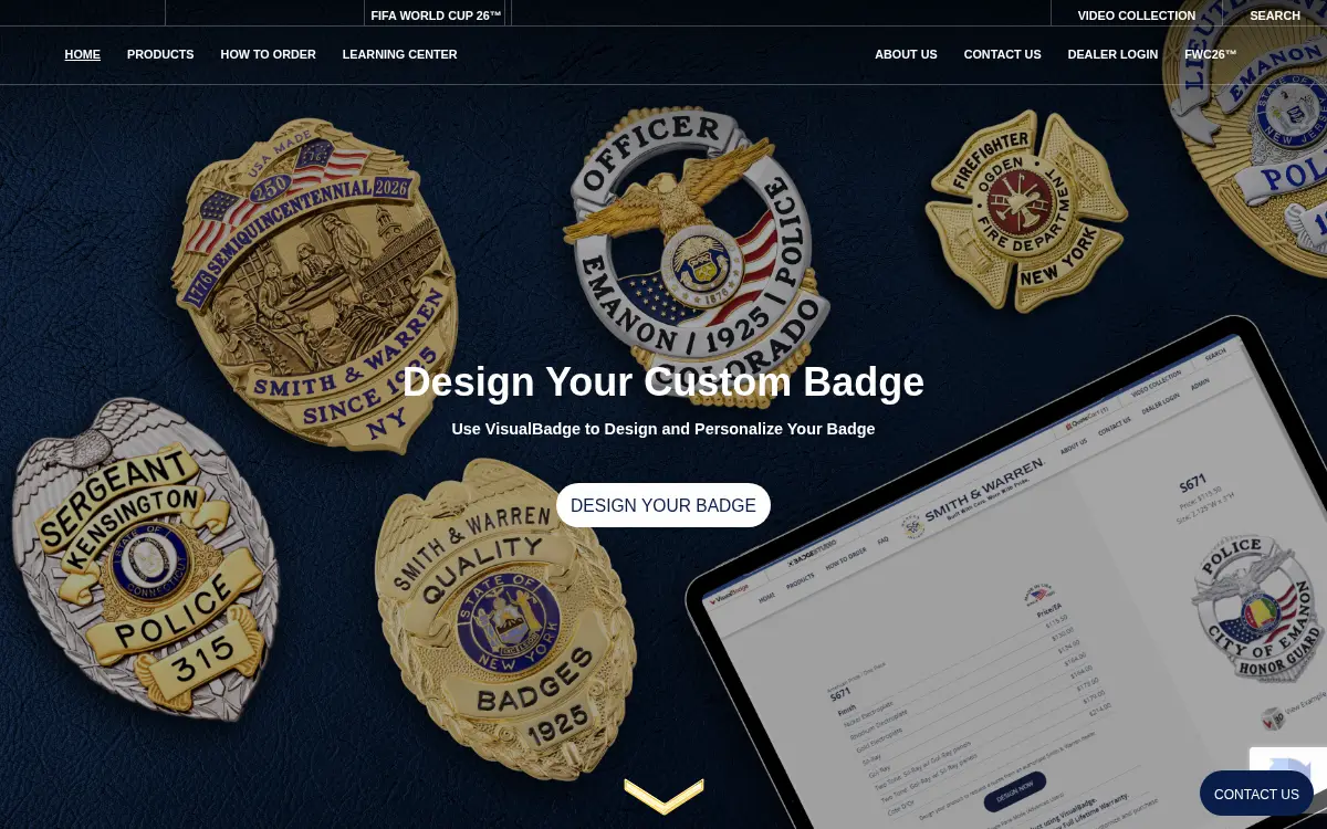 Homepage of American Badge INC