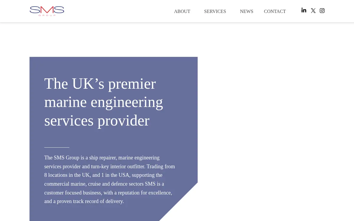 Homepage of Sms Group (usa) LLC