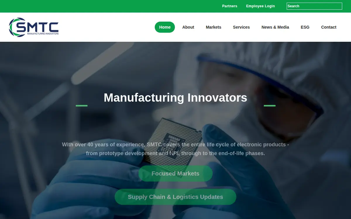 Homepage of M C Test Service, INC.
