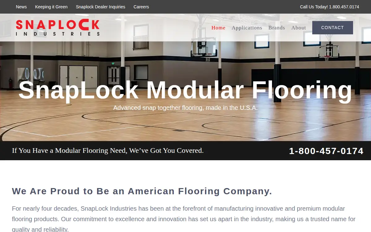 Homepage of Snaplock Industries INC