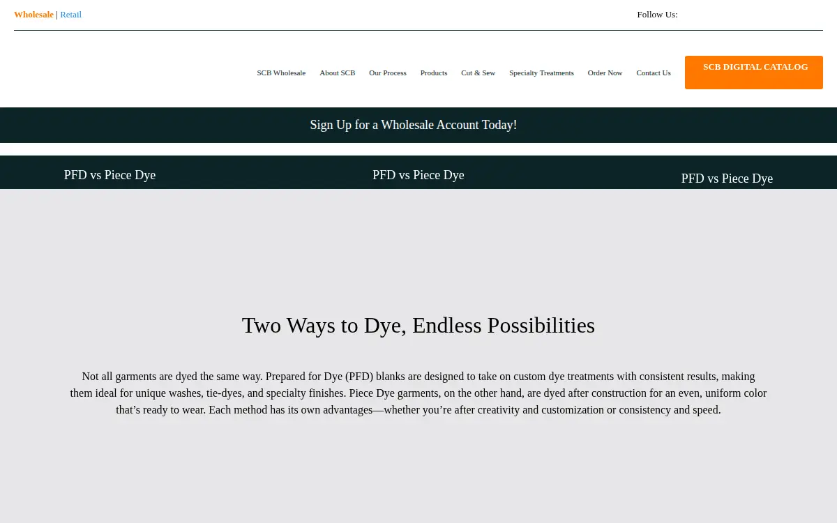 Homepage of Socal Blanks Ent, INC.