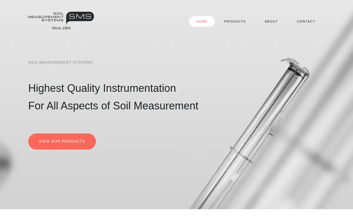 Homepage of Soil Measurement Systems LLC