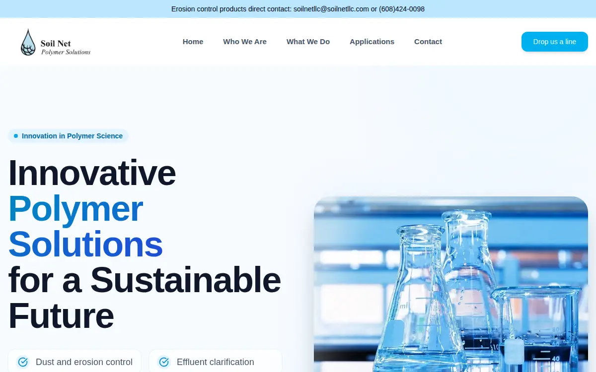 Homepage of Soil Net LLC