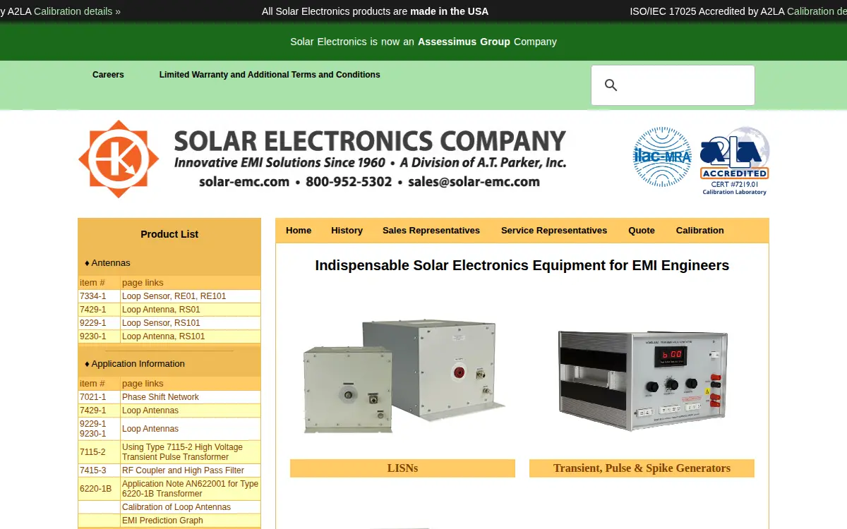 Homepage of A. T. Parker, INC.