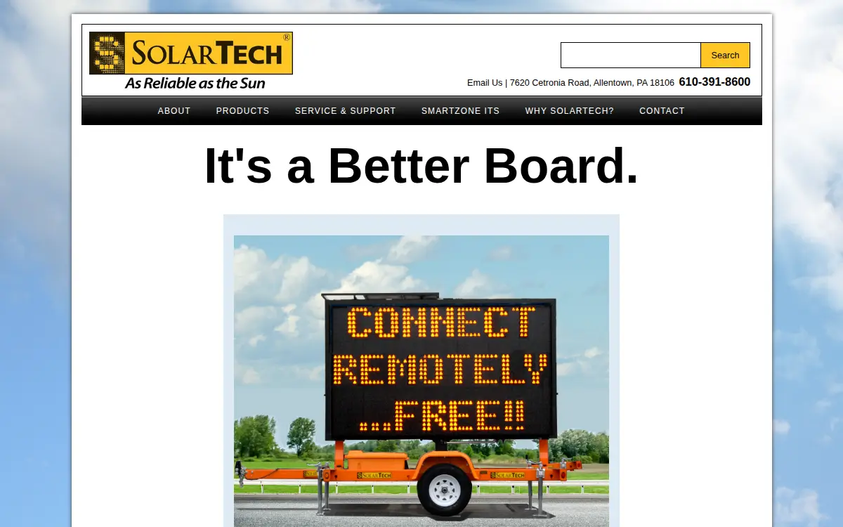 Homepage of Solar Technology, INC.