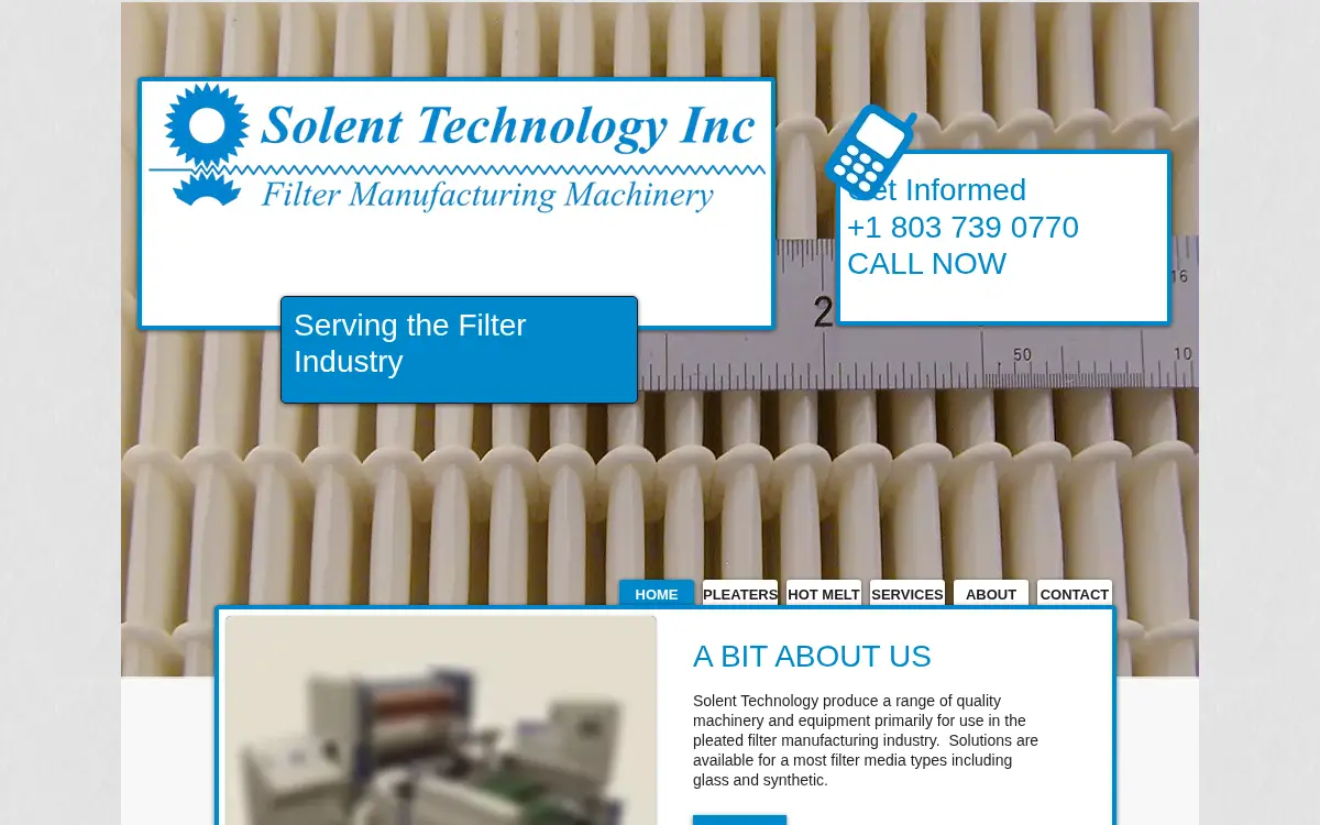 Homepage of Solent Technology INC