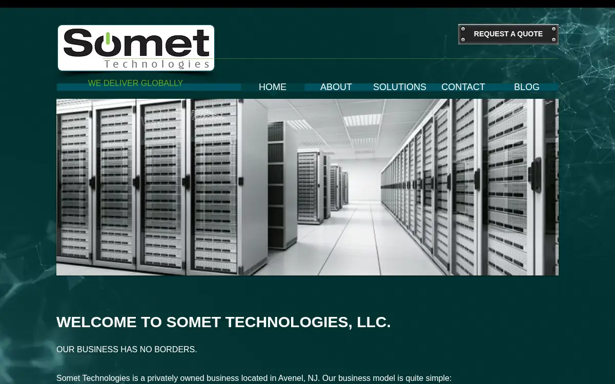 Homepage of Somet Technologies LLC