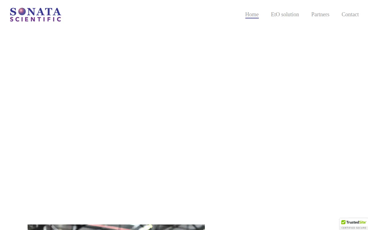 Homepage of Sonata Scientific LLC