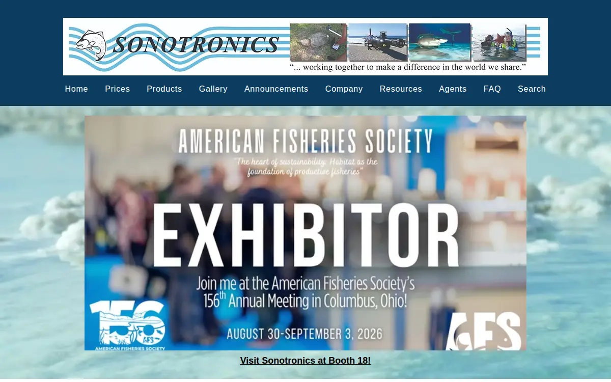 Homepage of Sonotronics INC