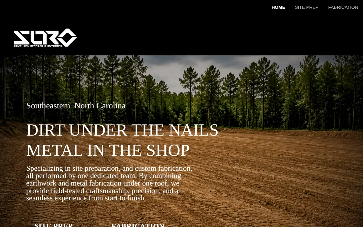 Homepage of Southern Offroad and Outdoors LLC