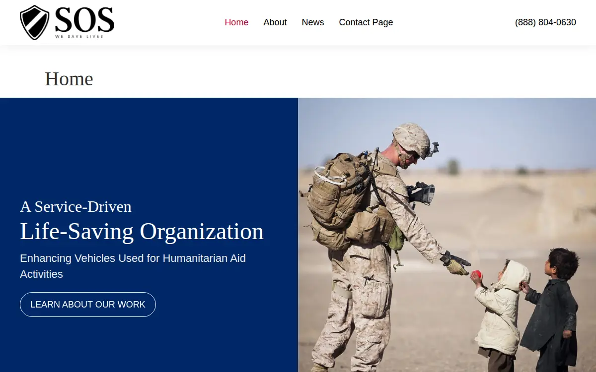 Homepage of Special Operations Support INC