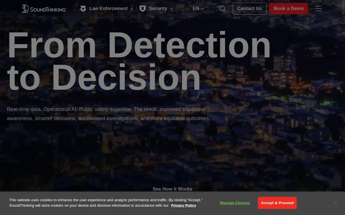 Homepage of Soundthinking, INC.