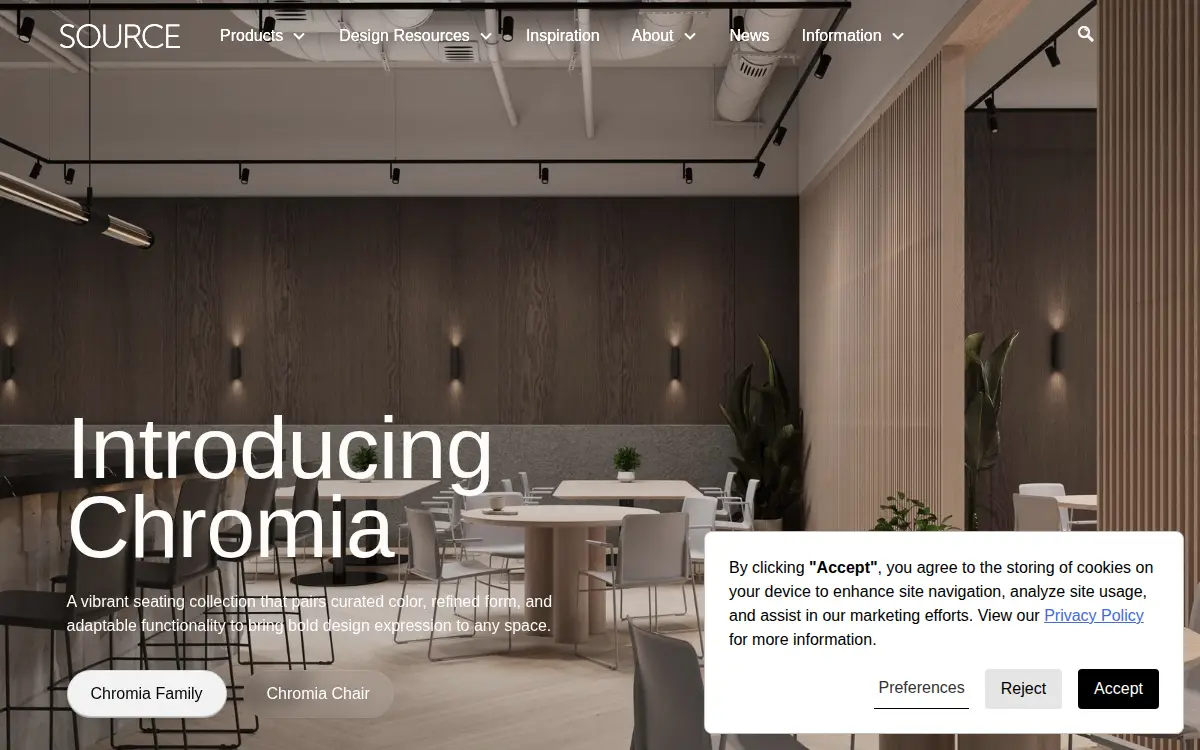 Homepage of Source International CORP.