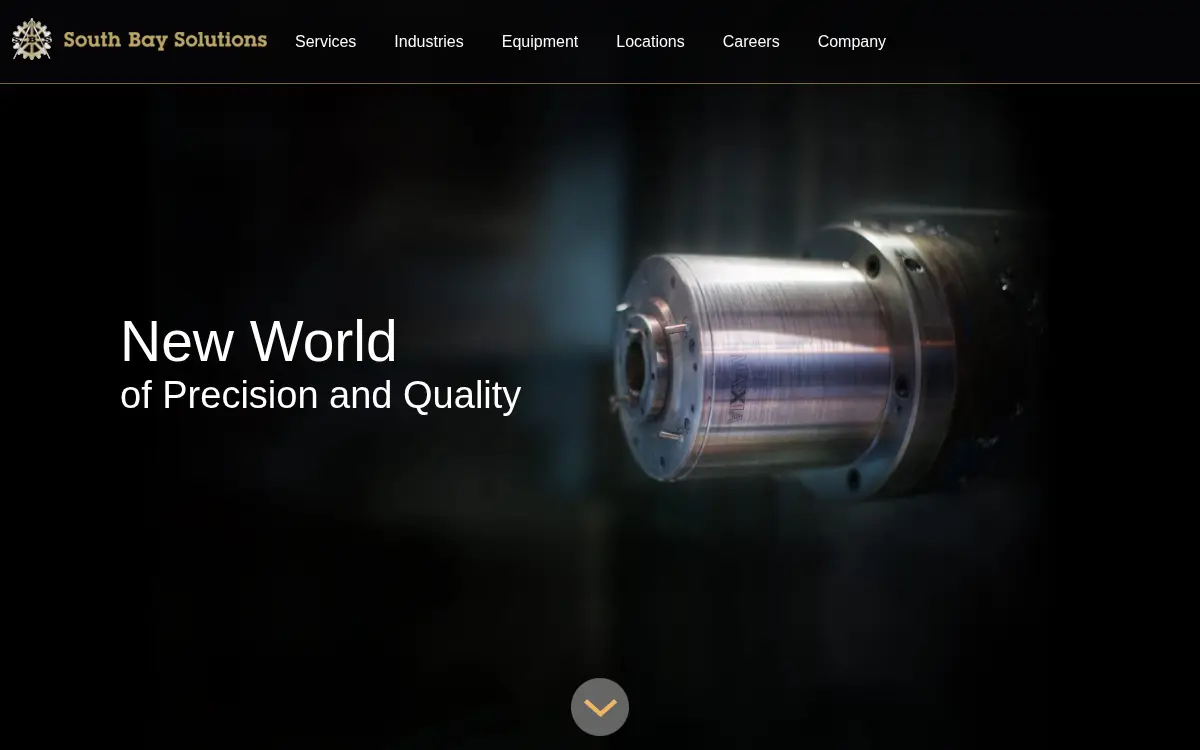 Homepage of South Bay Solutions, INC
