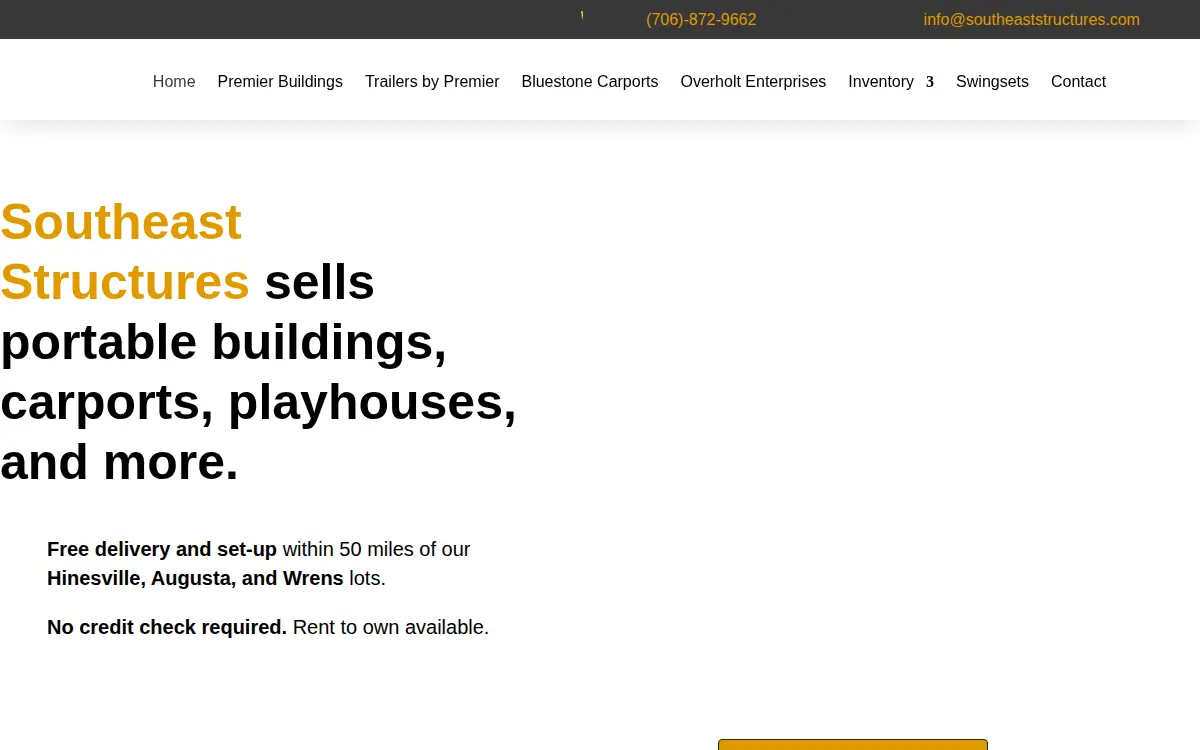 Homepage of Southeast Structures LLC