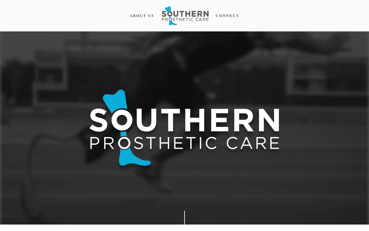 Homepage of Southern Prosthetic Care, LLC