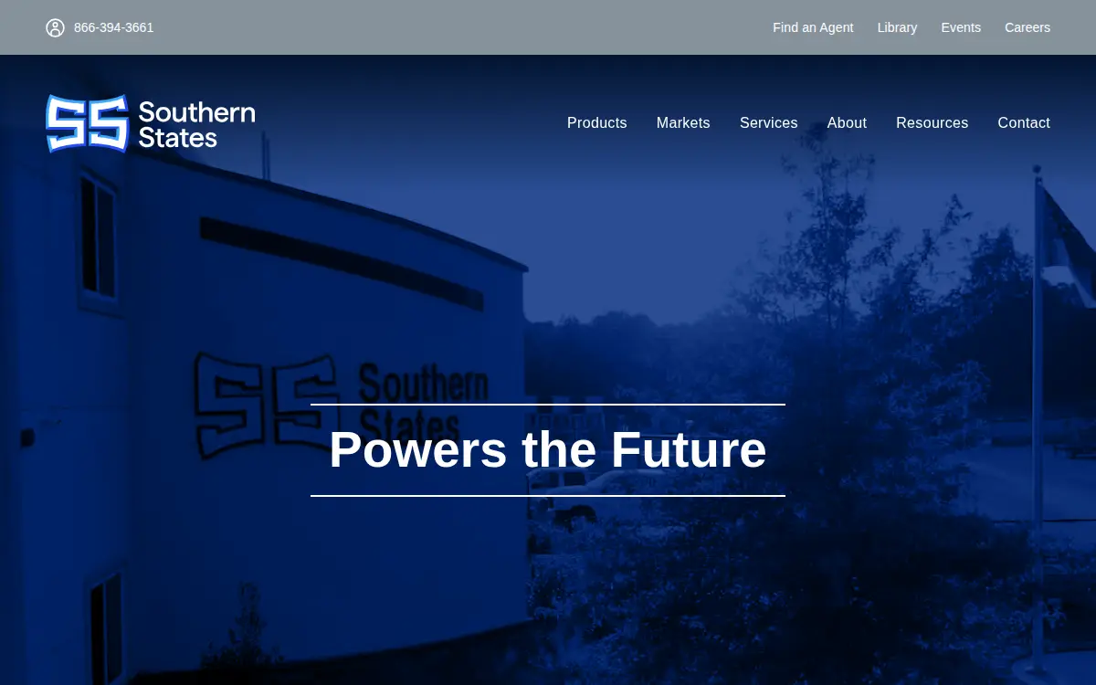 Homepage of Southern States LLC