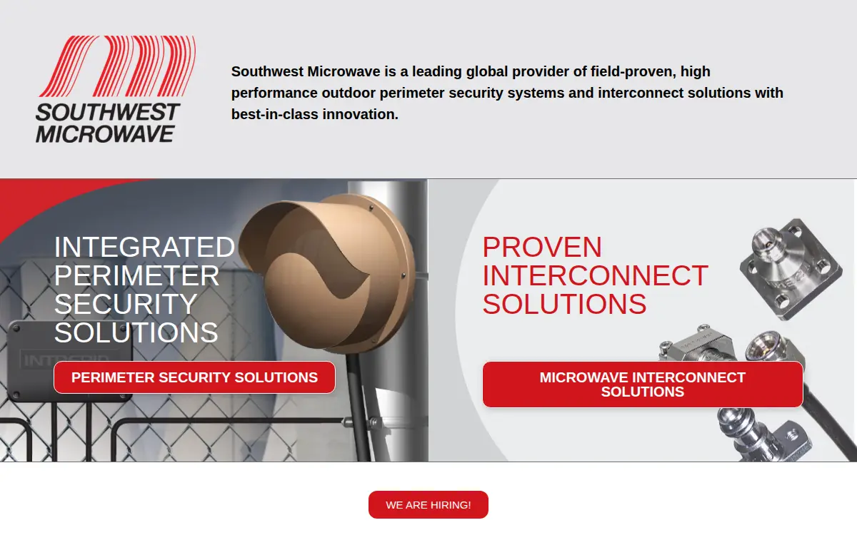 Homepage of Southwest Microwave INC