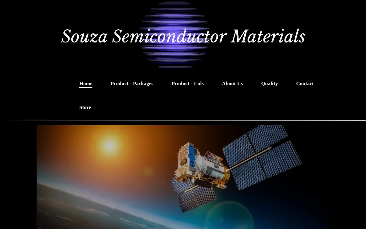 Homepage of Souza Semiconductor Materials LLC