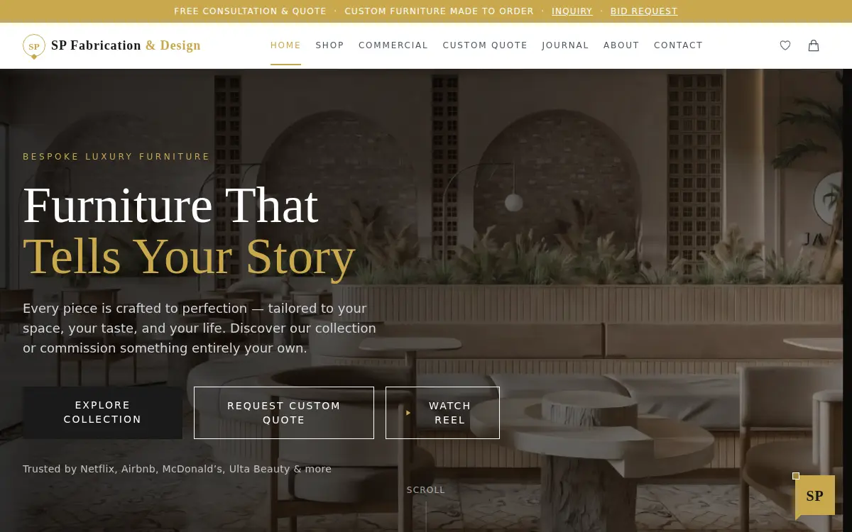 Homepage of Goodcakeny Sp Fabrication and Design LLC