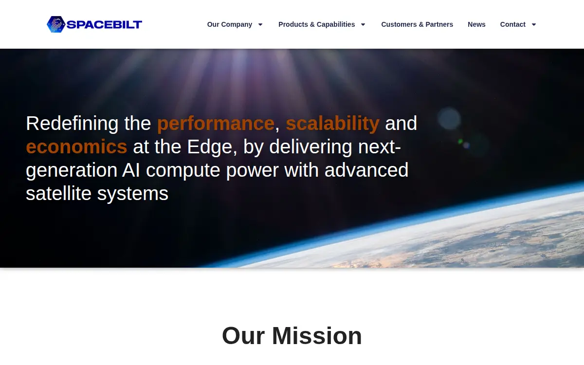 Homepage of Spacebilt INC