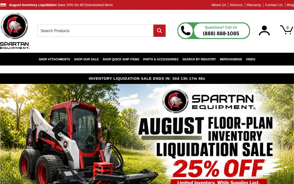 Homepage of Equipment Distributors, INC.