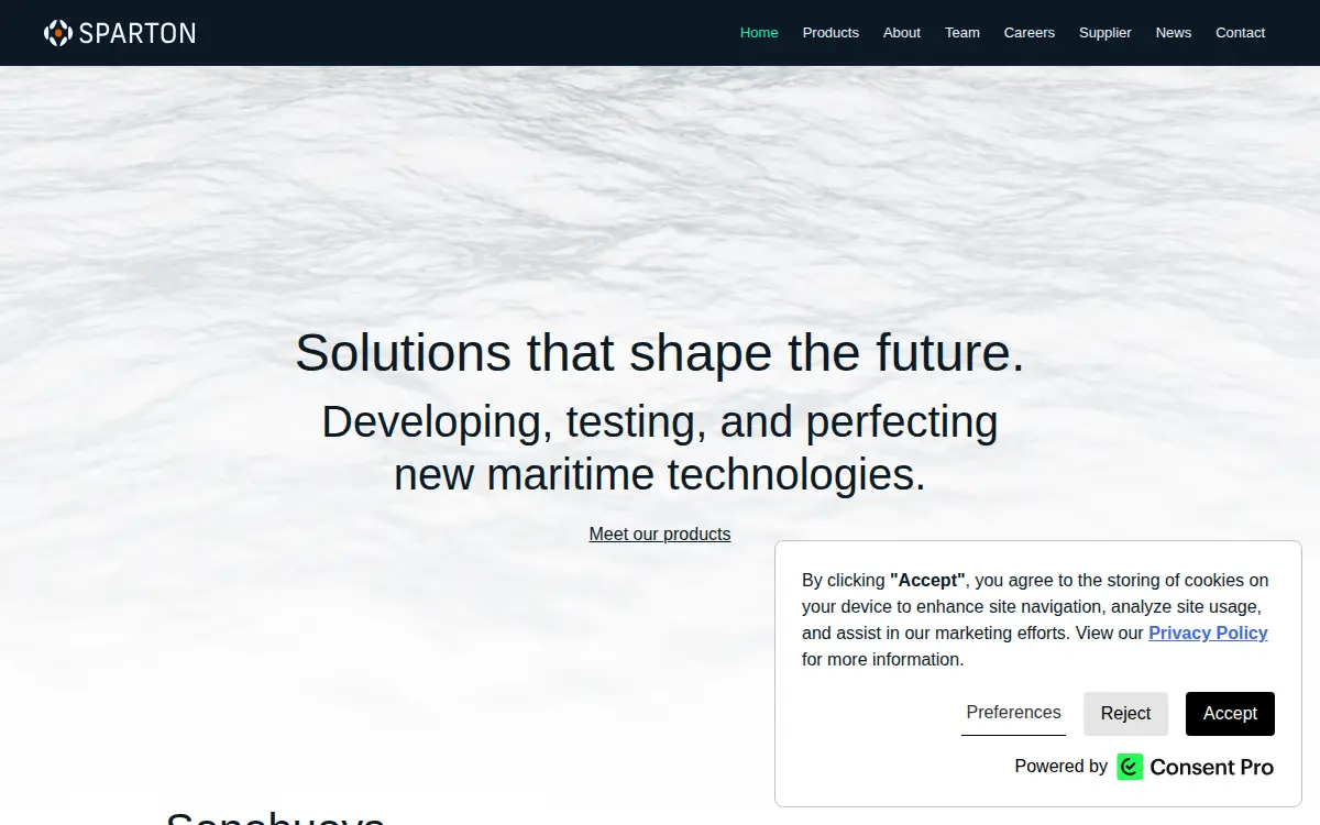 Homepage of Sparton Deleon Springs LLC
