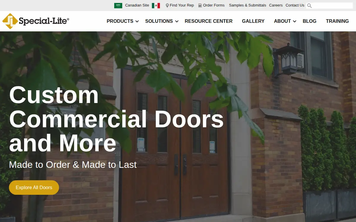 Homepage of Special-lite, INC.