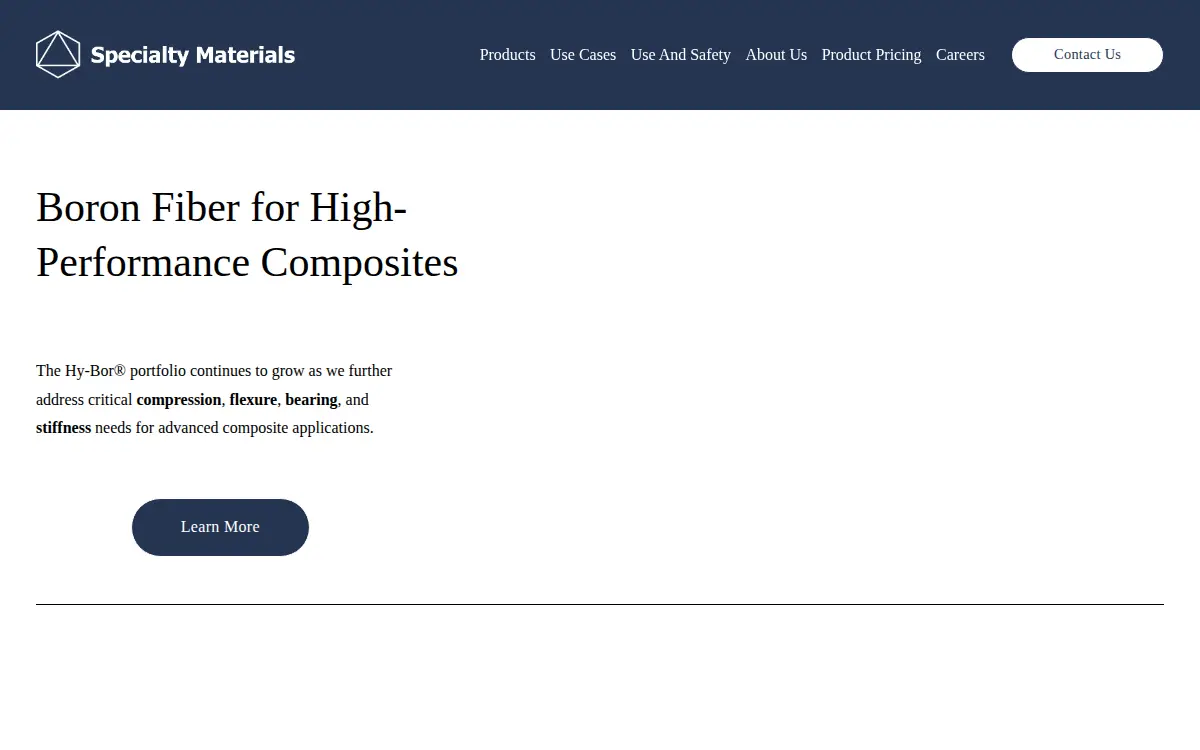Homepage of Global Materials, INC