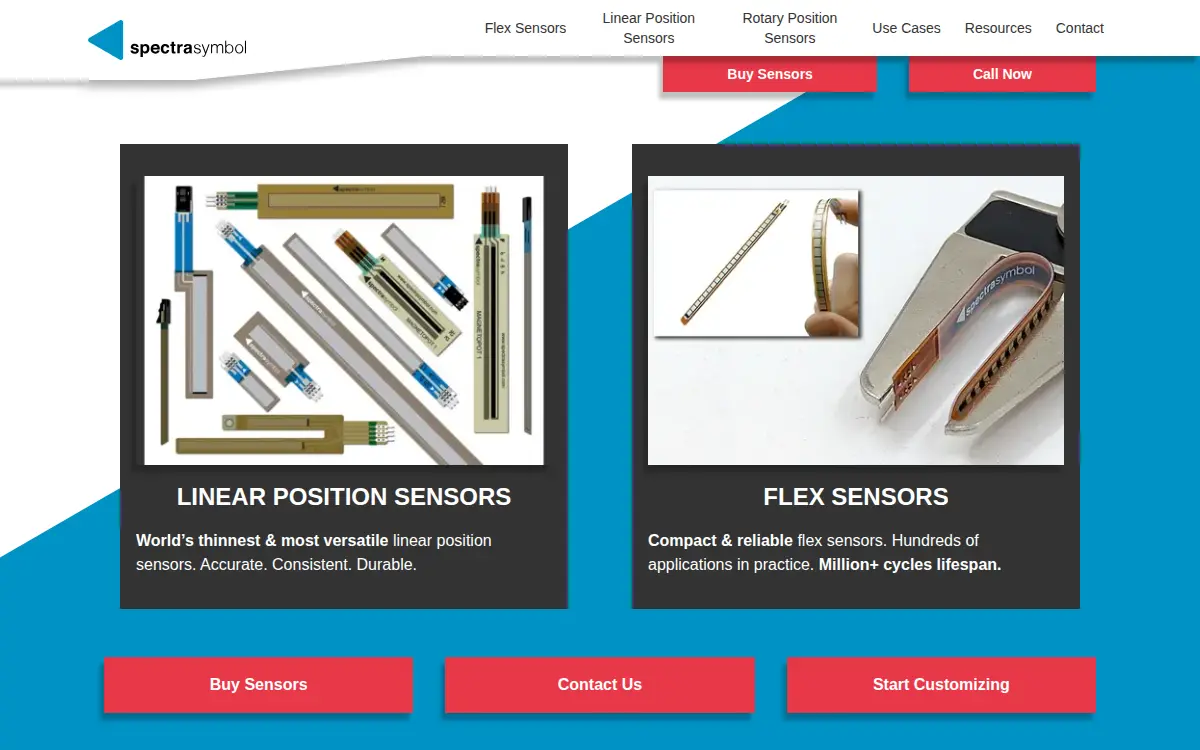 Homepage of Spectra Symbol CORP